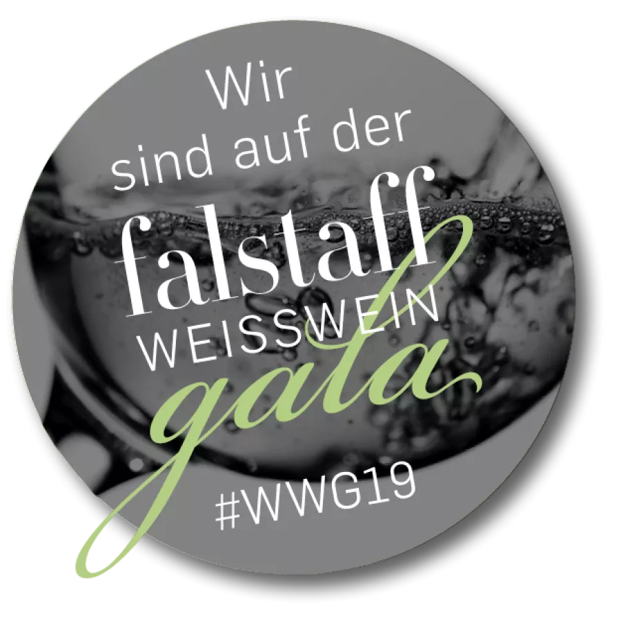 Wir sind auf der Falstaff Weißweingala 2019