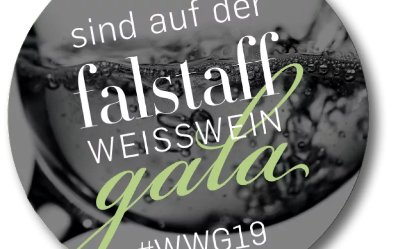 Wir sind auf der Falstaff Weißweingala 2019